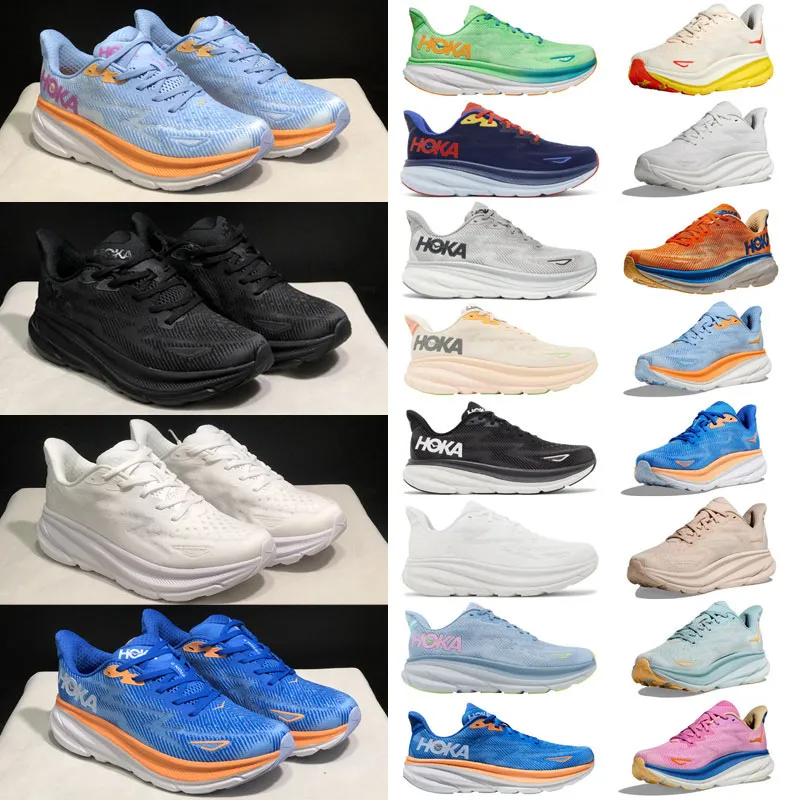 Hommes femmes un un clifton 9 chaussures décontractées challenger 7 Bondi Clifton 8 Cyclamen Harbor Mist Black Whtie Shifting Sand Impala Anthracite Blue Red Trainers