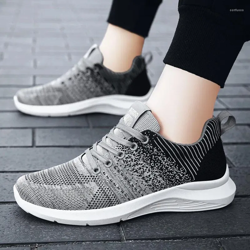 Casual Shoes Summer Men's Fresh Breathable Thin Single Layer Mesh Sneakers Original Comfort Lightweight Sports Running For Men