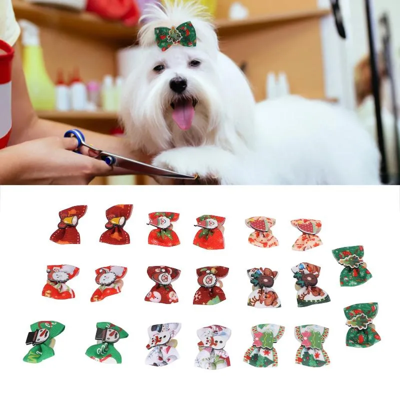 Vêtements pour chiens 20 pcs arcs accessoires de toilettage pour animaux