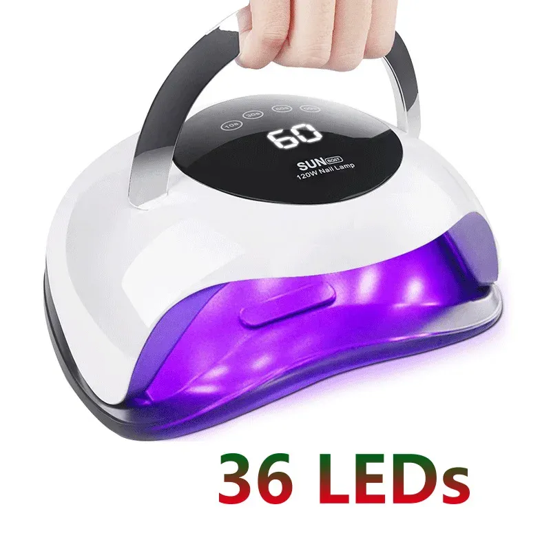 Kits draagbaar 36 LED's UV LED -nagellamp snel uithardende nagelgel Poolse droger manicure lamp pedicure salon nagel drogen hine bq5t droger