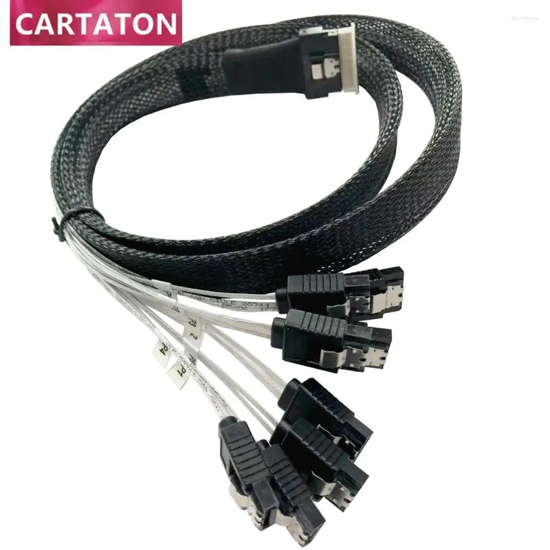 Computer Cables Mini Sas 38P Sff-8654 8i To 8 Sata Server Data Transmission Line Cable