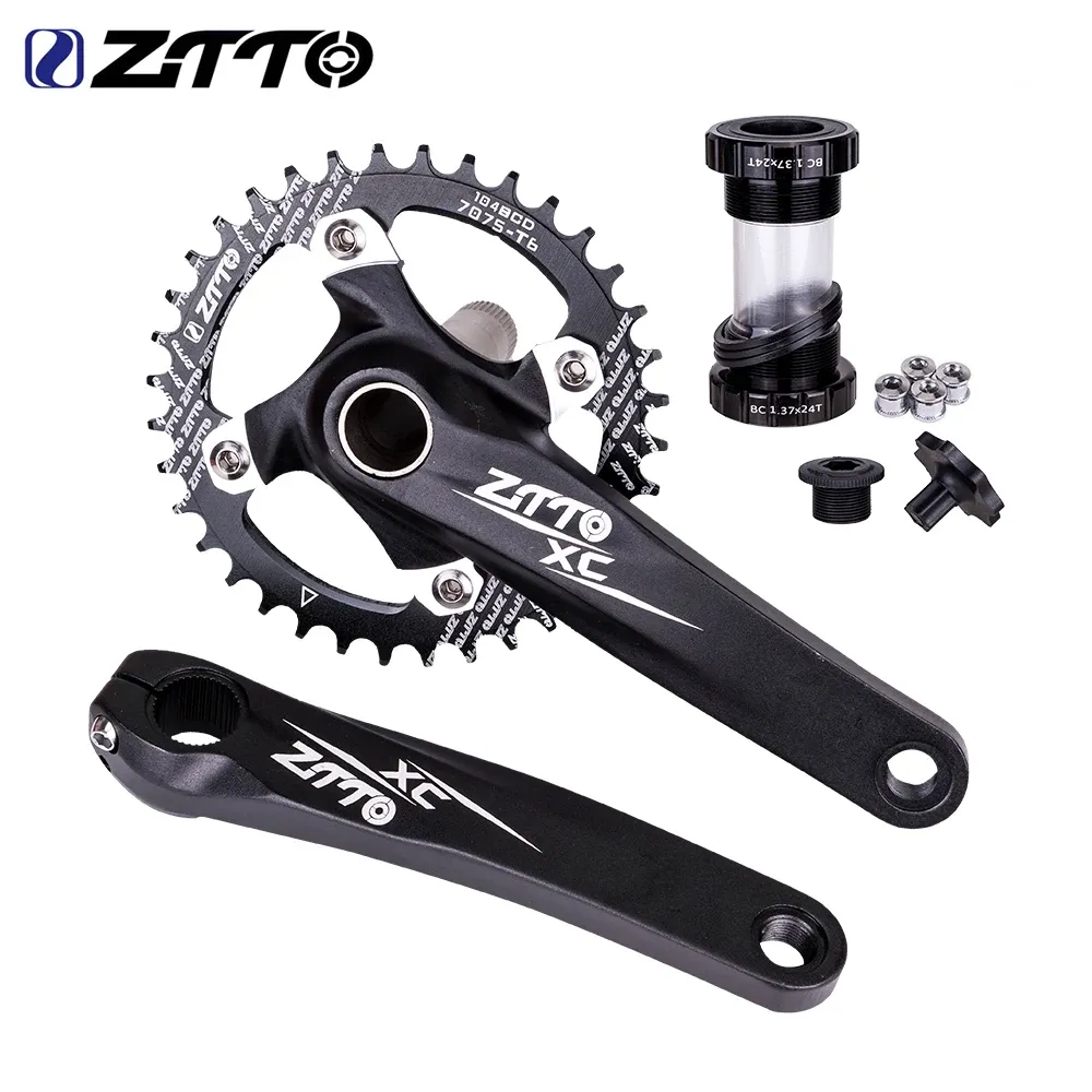 Peças Ztto Mountain Bike Ixf Crankset Dics Single 104bcd 32t 34t 36t MTB Bicycle Mank 170mm BB Borthe Sett Bickyt Crankset