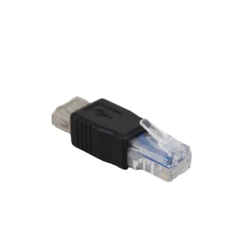 Ny 2024 Ethernet -port till USB -anslutning USB -adapter USB till RJ45 Ethernet -kabeladapter USB till Crystal Head AdapterUSB till Ethernet ConnectorUSB till Ethernet Connector