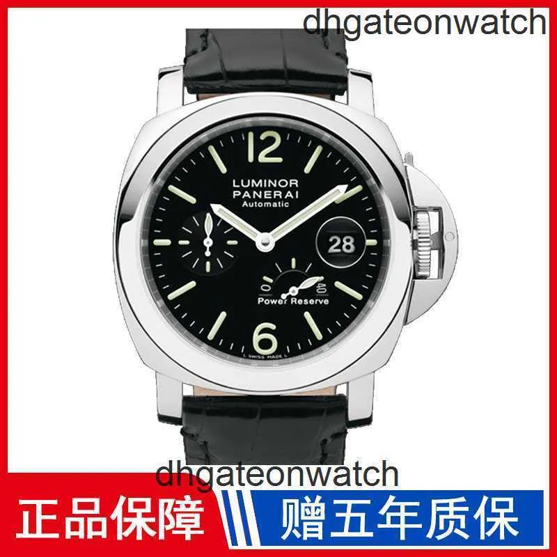 High End Designer Watches For Peneraa Series Automatic Mechanical Mens Watch 44mm Black PAM00090 Original 1: 1 med riktig logotyp och låda