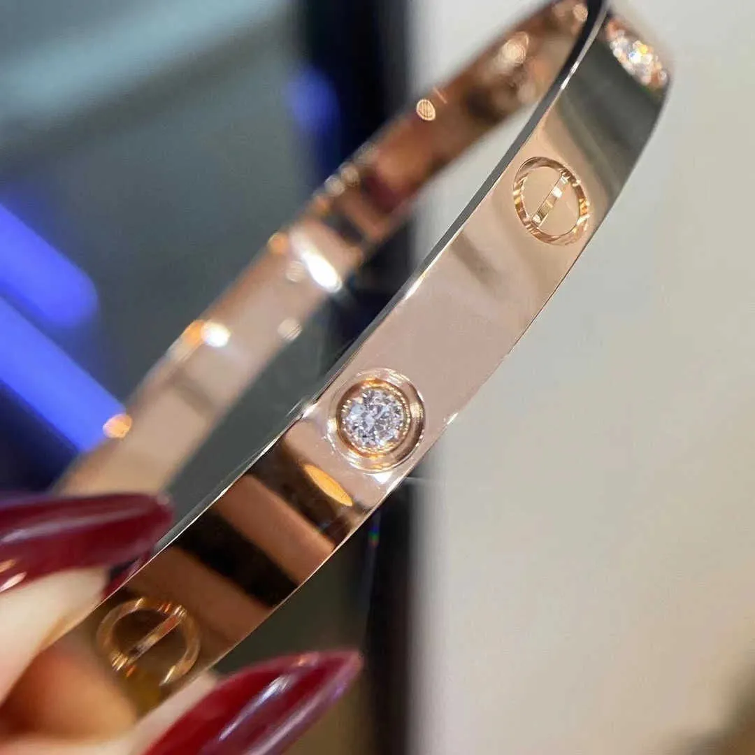 Luxe ontwerper armbanden online winkel kajia klassieke schroefpatroon armband 925 sterling verzilverde 18k gouden brede smalle editie vier diamant zes diamanten classi