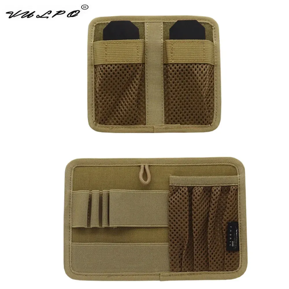 Väskor Vulpo Tactical Hook Fasteners Pouch Bag Ryggsäck INSERT POUCH EDC LAGRING MESH POUCH Organizer Panel Nyckelhållare Batteripåse