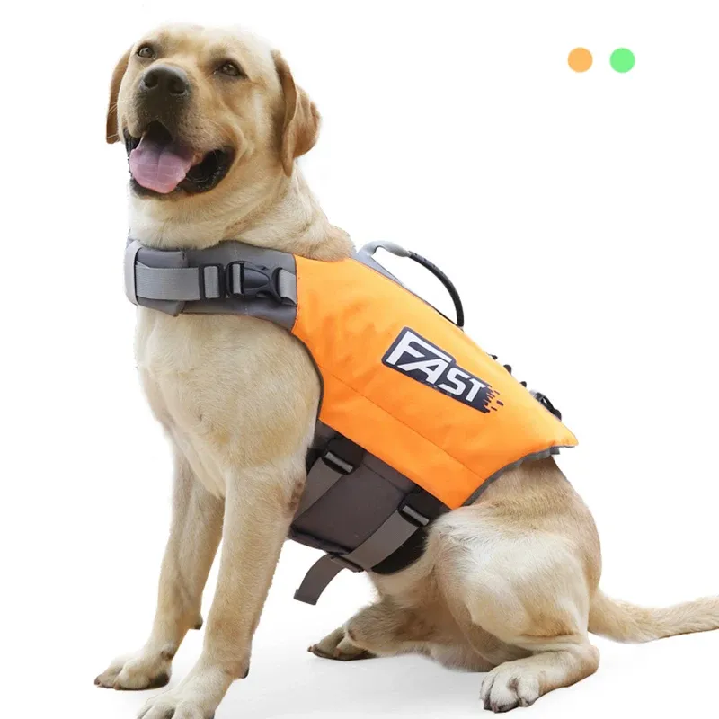 Chalecos natación para mascotas chalche de vida chaleco de seguridad para perro en verano reflectante ajustable en la piscina o surf Drifting Dog Life Vest