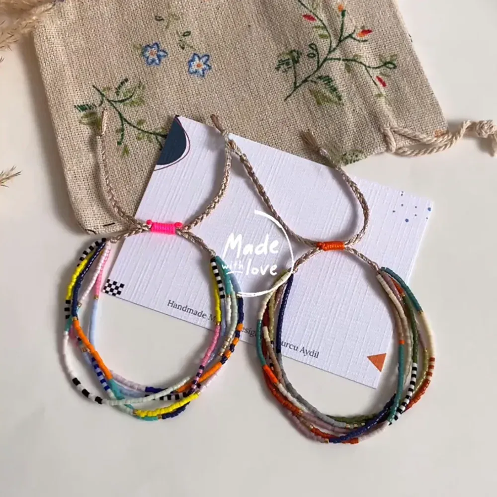 Strands Kkbead Многослойный шестерный браслет Bohemian Boho Jewelry для женщин Miyuki Seed Beads Pulseras Mujer