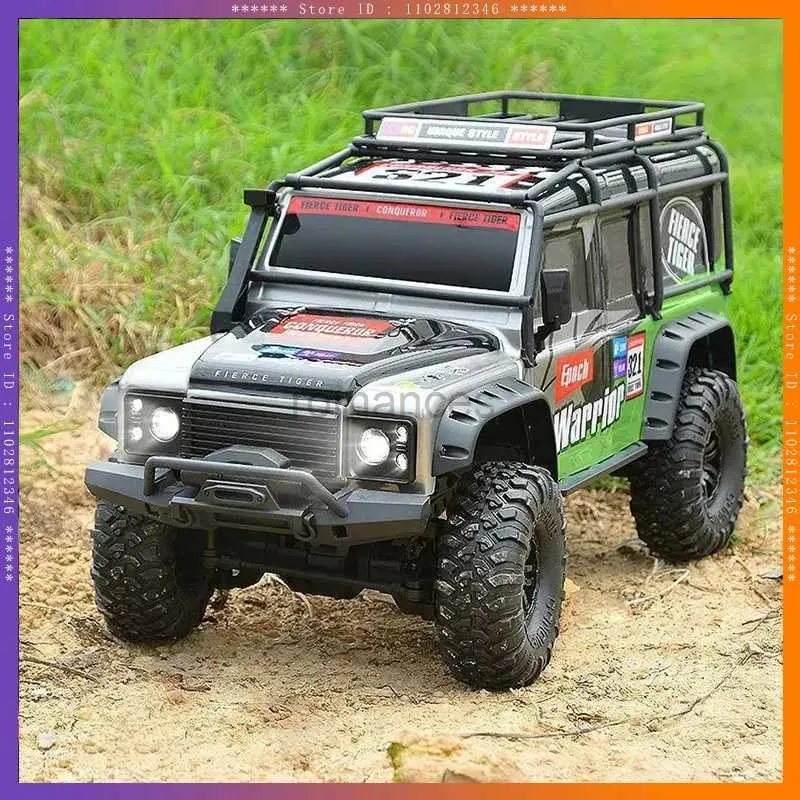 Electric/RC Car New ZP1005 RC CAR 1/10 Full Scale 4WD Off-Road Climbing Racing Rechargeble Toy Cars Model Vuxen Barn födelsedagspresent 240424