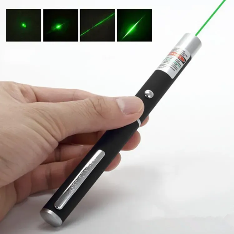 5 mw 532nm Pennello puntatore laser verde per SOS Night Hunting Teaching Meeting PPT e Gift Christmas Zz