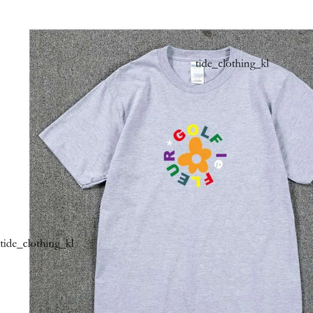 Designer T-shirt Golf Le Fleur Flower Tee vote Igor Tyler le créateur Skate T-shirt Cotton Men Swag Casual Womens Hip Hop 401