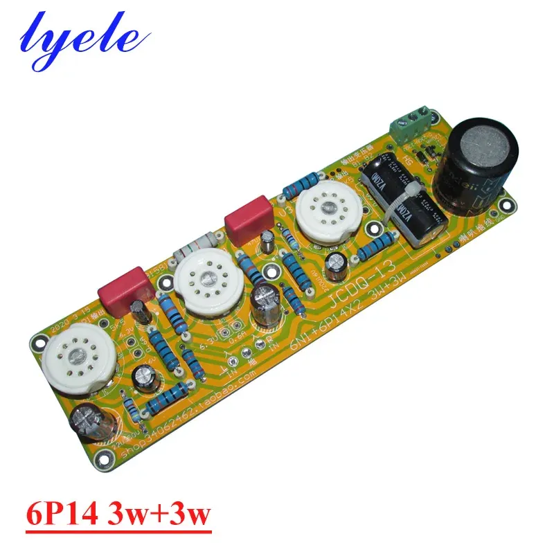 Amplifier 6P14 3W+3W 2channel Stereo Power Amplifier Finished Board Tube Amplifier