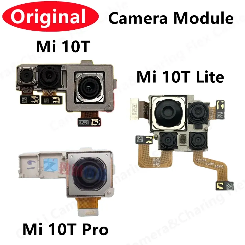 Cables Original Front Rear Back Camera For Xiaomi Mi 10T / Mi 10T Pro / Mi 10T Lite Facing Camera Module Flex Replacement Spare Parts