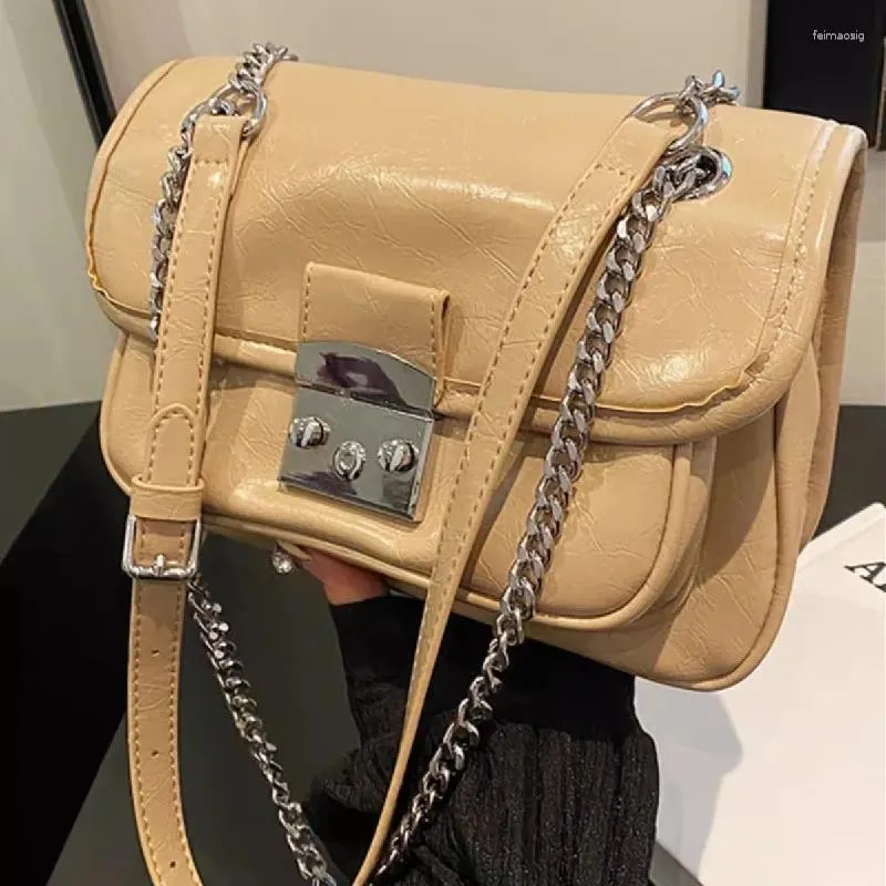 Totes Crossbody Bag For Women Purse And Handbag Female Travel PU Leather Shoulder Ladies Designer Chain Small