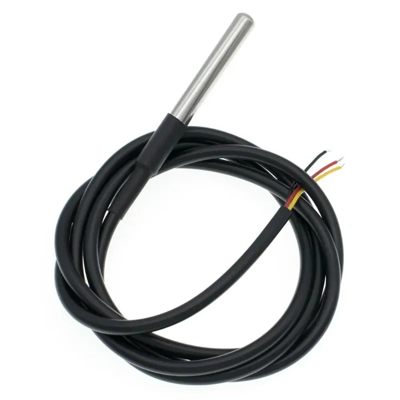 DS18B20 Stainless Steel Package 1 Meter/3meters Waterproof 18b20 Cable Probe Temperature Sensor