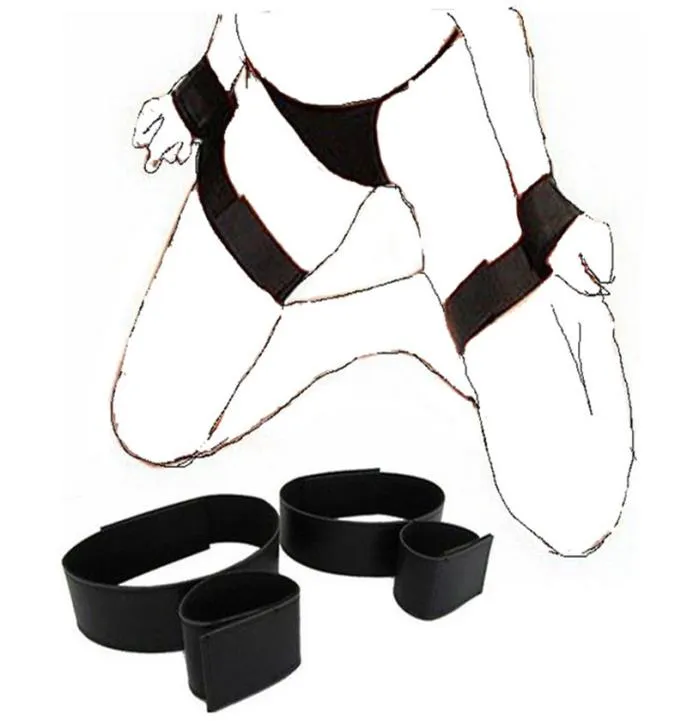 Стартер для взрослых игр рабовлажных секс -игрушек для женщин -пары BDSM Rondage ограничения регулируемые наручники Нейлоновые ремешки голеностопного сустава фетиш PR8501469