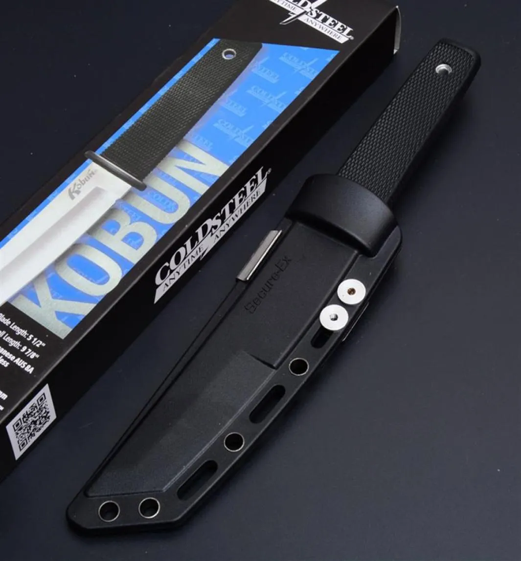 New Arrival 17T KOBUN Survival Stright knife Tanto Point Satin Blade Utility Fixed Blade Knies Hunting Tools shippi20086916952