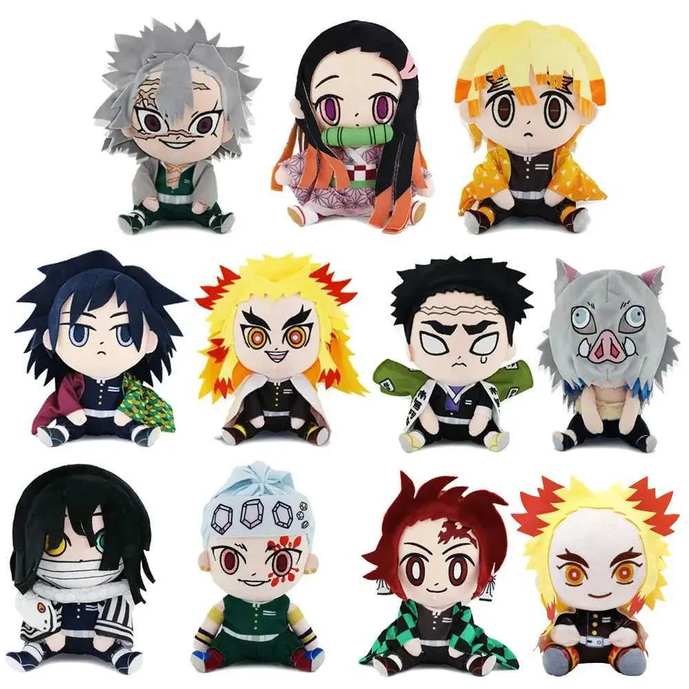 Plux Dolls Demon Slayer Nezuko Tanjirou Peluched Toys For Kids Dolls 20cm Nouveau produit 11 Styles Anime Oreiller Bed Party Birthday