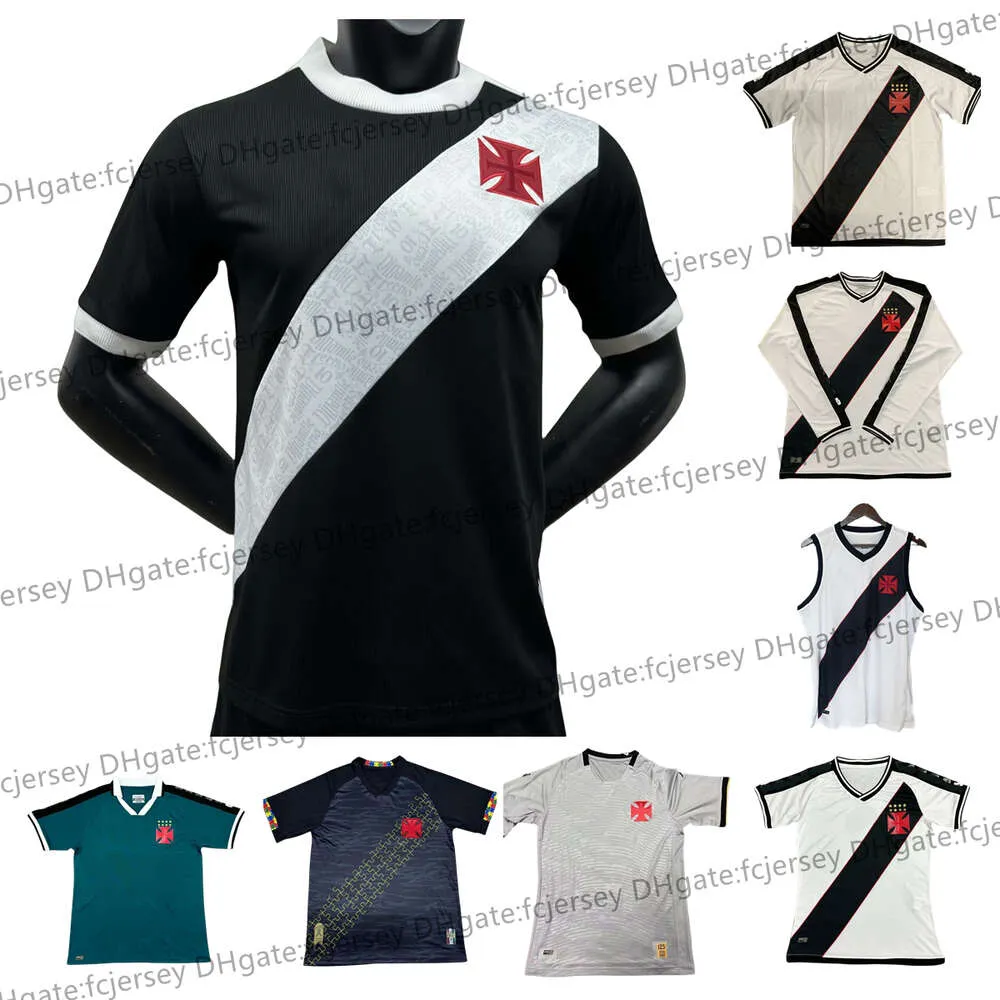 24 25 VASCO DA GAMA MENS SOCCER JERSEYS Raniel G. Pec Juninho Getulio Home Away Train Wear Shirt Kort ärmar Vuxna uniformer Maillot de Foot Kits Camiseta Futbol Long Long Long Long Long