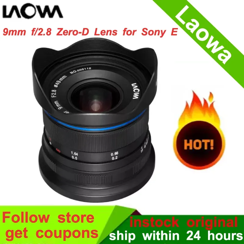 Filter Venus Optics Laowa 9mm f/2.8 Zerod Lens för Sony E/Hasselblad/Fuji/Canon/Nikon/Ro 4/3