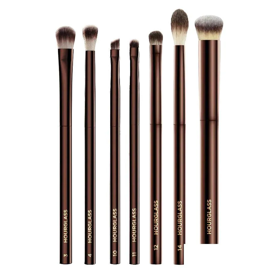 Makeup Brushes Souglass Eye Set Luxury Eyeshadow Mélange de SHA Contouring Soulignement Scudge Brow Correader Liner Cosmetics Tools Met Ote1t