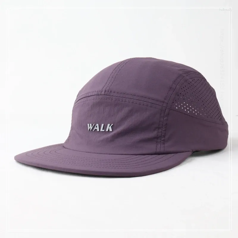 Ball Caps extérieur Voyage Mesh Summer Souleur Breatte Men Femmes Réflexibles Anti-ultraviolet Plat Baseball Chatle de baseball