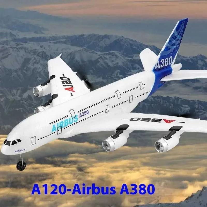 RC Airbus A380 Glider Airplane 3-Channel Remote Control