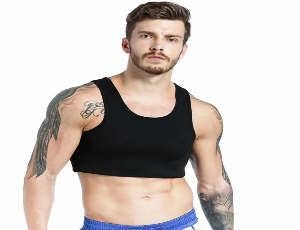 Skyddsutrustning Fitness Football Men Vest Breattable Sens Neoprene Basketball Sports Black Summer Chest Support Running4111875