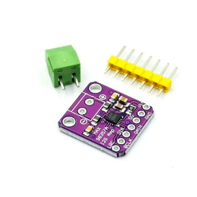 2024 MAX98357 I2S 3W CLASSE D Amplificateur Breakout Interface module DAC Decoder Module Filterless Audio Board pour Raspberry PI ESP32- pour la carte audio ESP32