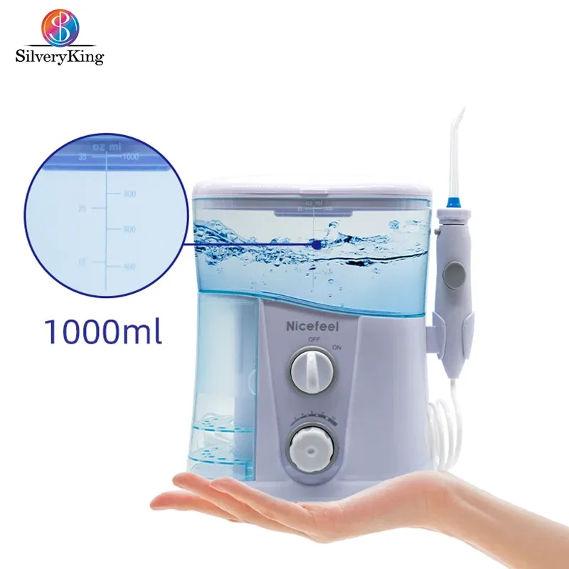 Irrigator 1000 ml orale irrigator Water Flosser Dental Floss Tanden Blitsende mondwater reiniging irrigatie Tandverzorging