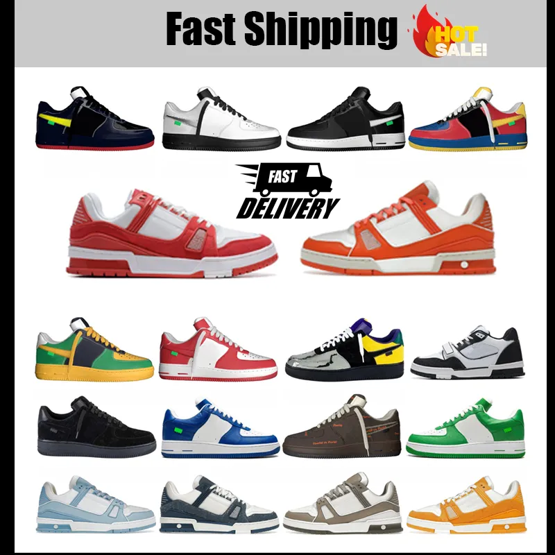 Men Dames Luxe Casual schoenen Lederen Sneakers Designer Deserveer Running Shoes buitengewone Casual Sneaker Platform Heren Sport Trainers 2024 Populair modieus