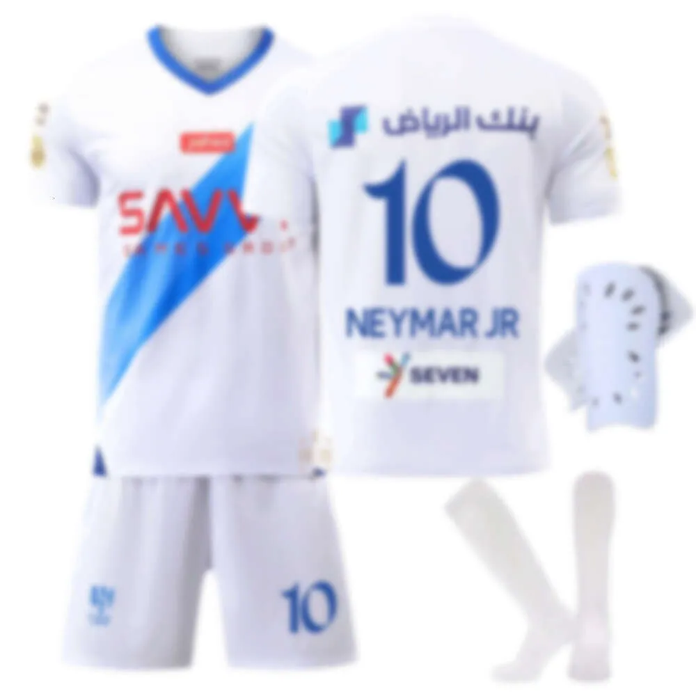 Soccer Men's 2324 Saudi League Riyadh Moon Jersey White 10 Neymar Adults Children