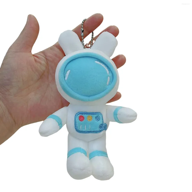 Keychains Astronaute en peluche porte-clés de porte clés sacs d'étudiants accessoires de pendentif pour les cadeaux de la journée des enfants de Noël