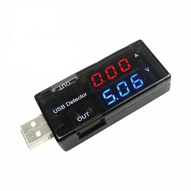 2024 USB -lader Tester Doctor Spanning Current Meter Voltmeter Ammeter Batterijcapaciteit Tester Mobiele vermogen Detectorvoltage stroommeter
