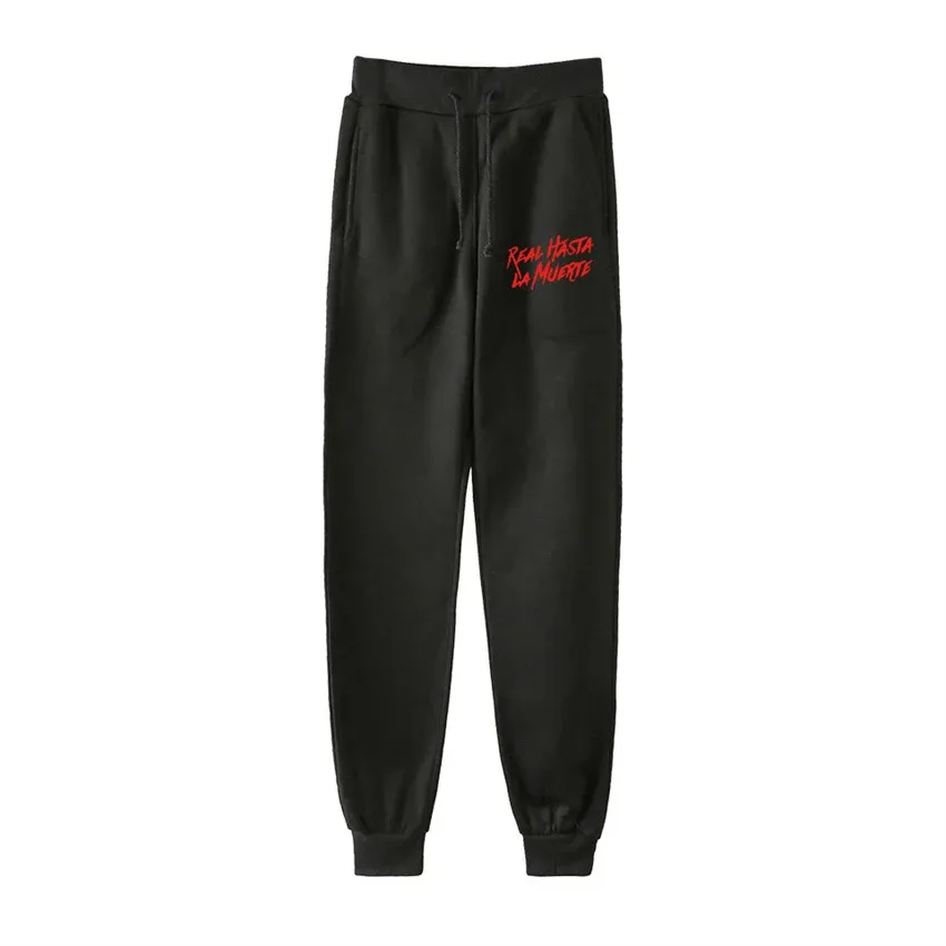 Pantaloni anuel aa vero hasta la muerte pantaloni della tuta joggers casual pantaloni uomini/donne pantaloni hip hop pantaloni pantalon homme ragazzi ragazze