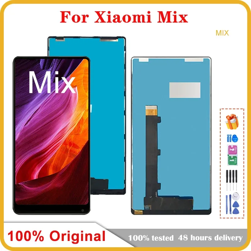 Screens 6.4" Mi Mix LCD Original For Xiaomi Mi Mix Display Touch Screen With Frame Digitizer Assembly For Xiaomi Mi MIX LCD Replacement