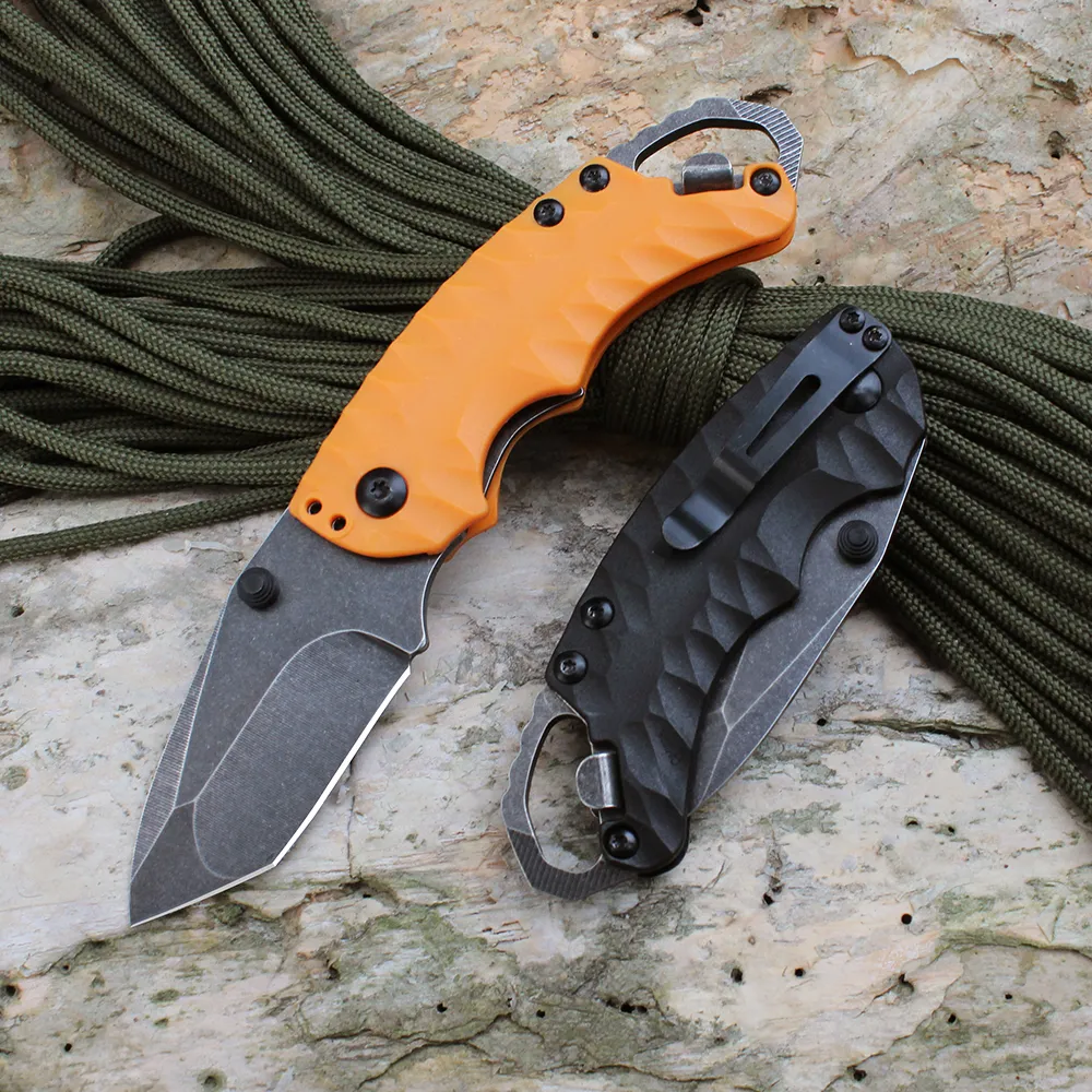 KS 8750 Faca dobrável de bolso 8cr13Mov Stone lavou as facas de pesca tática caçando facas de presente de sobrevivência ao ar livre ferramentas EDC ao ar livre