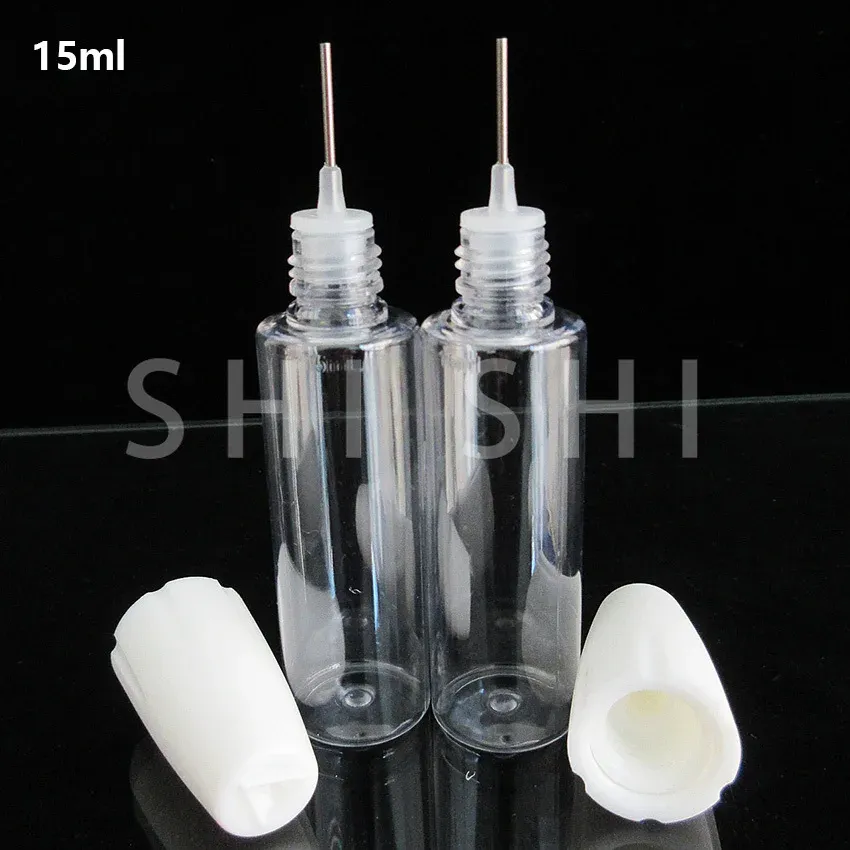 Bottles 20/30pcs Empty Refillable Bottle Needle Tip Dropper Bottle for Ego,eliquid ,oil, Clear Plastic Pet Small Needle Bottle 10ml 15ml