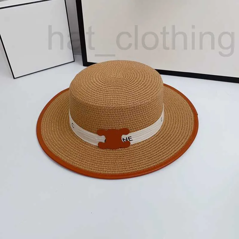 Wide Brim Hats Bucket Designer pour les femmes de la mode de paille pour hommes capuchons à la main Big Bucket Bucket Buckets 23891d 1x1w