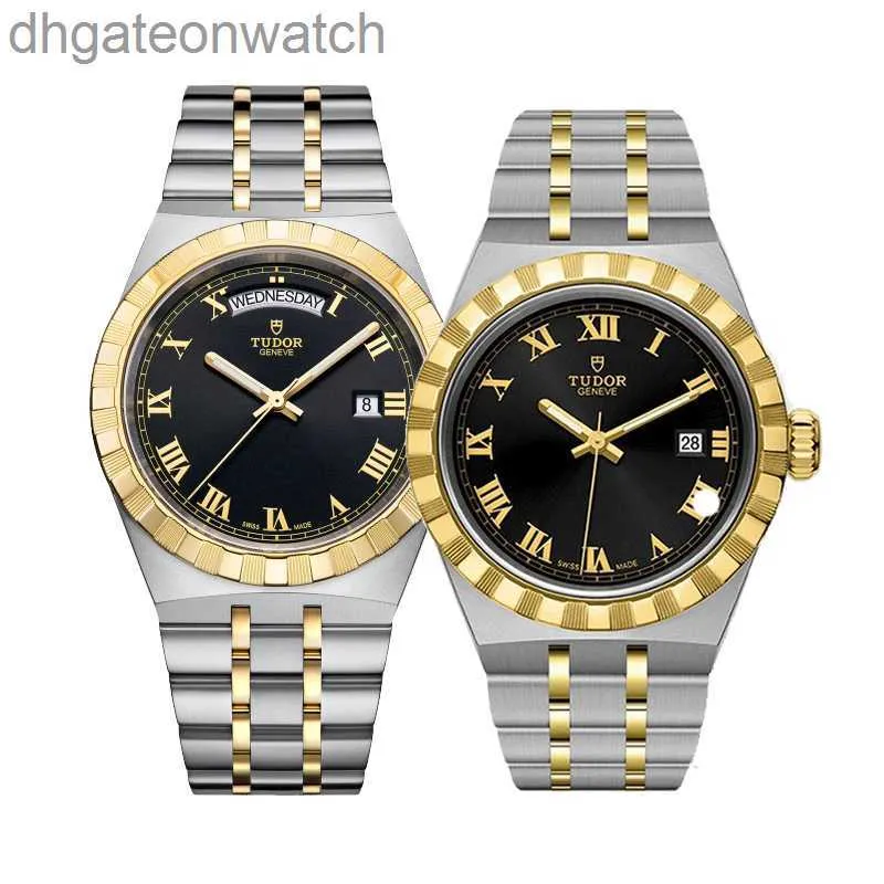Kobiety mężczyzn Oryginalne Tudery Designer Watches Emperor Royal Series Automatyczne mechaniczne męskie damskie para obserwują zegarek z logo marki i pudełko