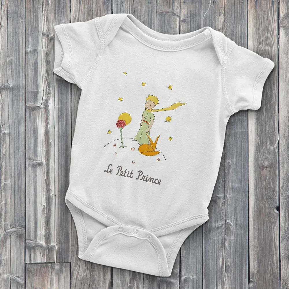 Jednoczęściowe le Petit Prince Nowonarodzone niemowlę body francuska body dla dzieci kreskówka córeczka dziewczynka chłopiec ubrania estetyczne wetenter bebe garcon