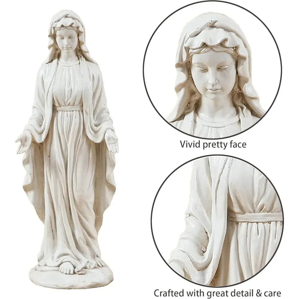 Estatua De La Virgen María Al Aire Libre 30 Jardín Religioso Bendita Madre  Virgen De Guadalupe Estatuas, Polyresin, White De 75,13 € | DHgate, image size:1000x1000