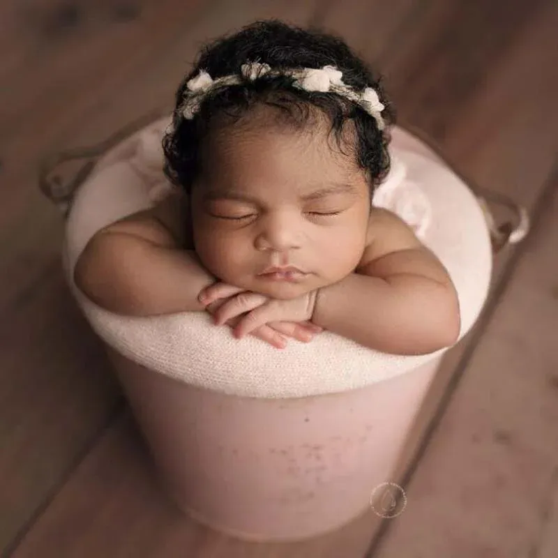 Kuddar Nyfödd babyfotografering Posing Pillow Basket Filler Photo Prop Cushion Toddler Assistant Filt 35x40cm