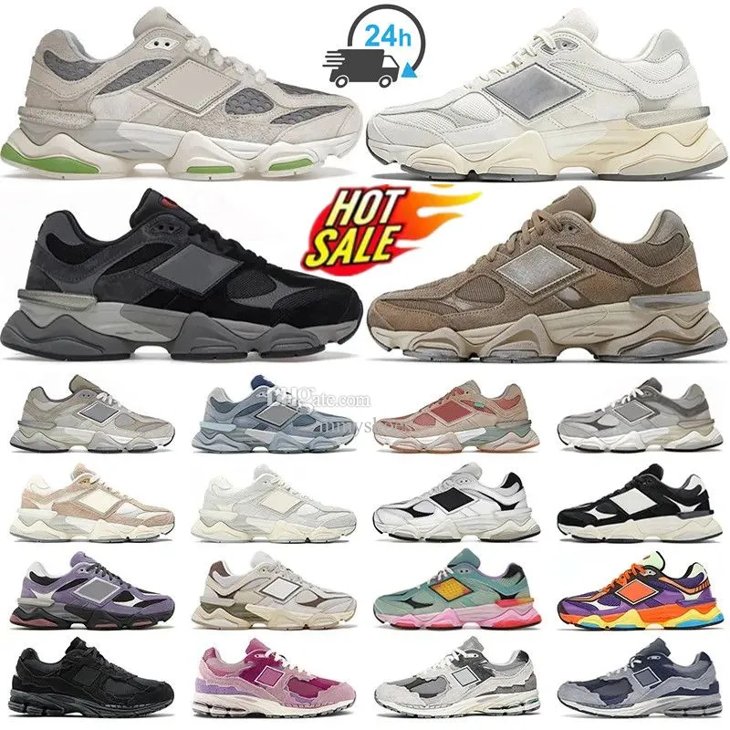 Designer 9060 Chaussures de basket-ball de course à pied décontractée pour hommes et femmes 9060 Brickwood Sea Salt Chample Rain Grey 2002r Emballage Phantom 550 Green blanc Sneakers