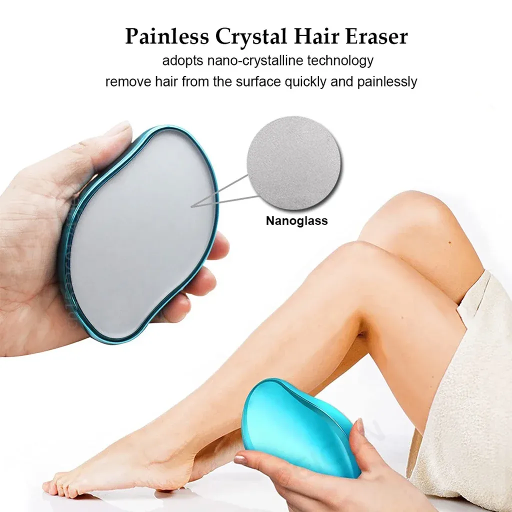 Cream New Painless Physical Hair Removal Epilators Crystal Hair Eraser Safe Easy Cleaning Reusable Body Beauty Depilation Tool