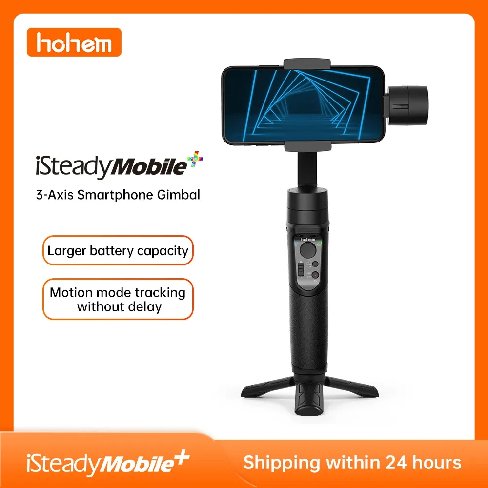 Gimbal Hohem iSteady Mobile Plus Smartphone Gimbal with Sport Mode 3Axis Handheld Stabilizer for iPhone 11 X 8 7 Huawei Xiaomi