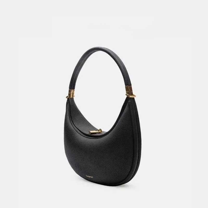 Songmont Luna Luxury Designer Bag Underarm Hobo Shoulder Bag Half Moon Leather Purse Clutch Bags Handbag Crossbody New Nisch High Sense