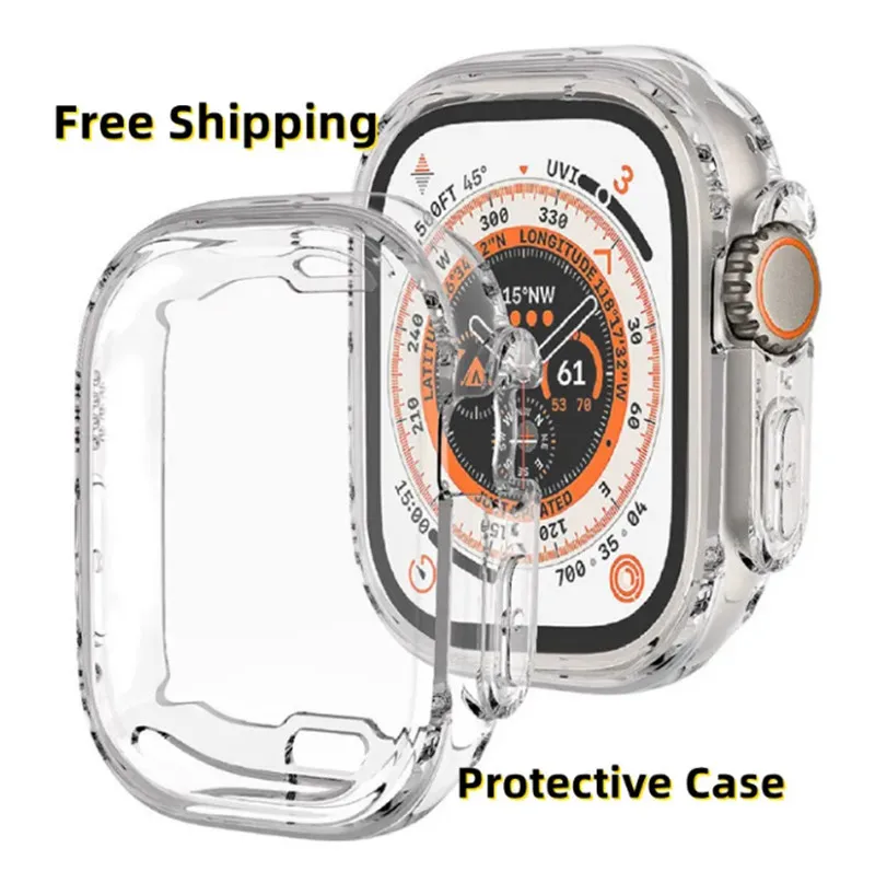 Para assistir Ultra 2 Series 9 45mm 49mm Smart Watch Series S8 S9 SmartWatch Sport Watches Strap Box Caso de capa de proteção