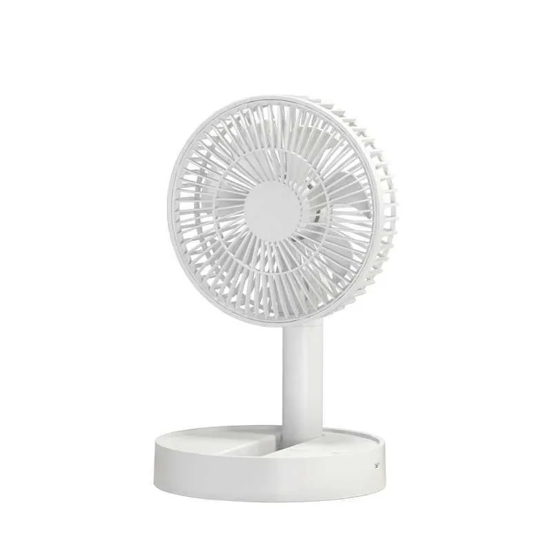 Autres appareils Ventilateur pliable USB MINI BATTERIE À TIME À 4 vitesses à base de batterie à 4 vitesses alimentaires adaptées à la chambre à l'intérieur ou aux ventilateurs de table et de table J240423 J240423