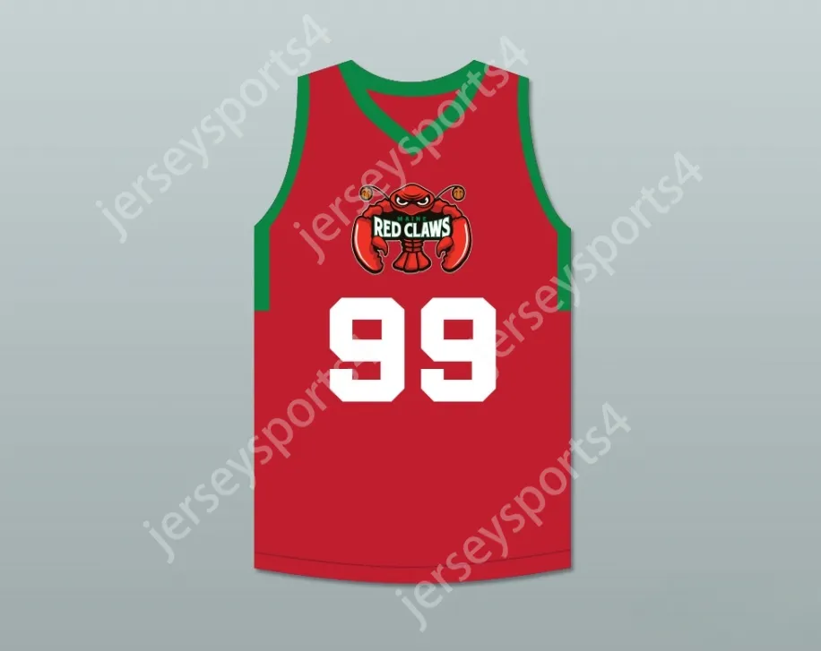 Nome personalizzato Numero Mens Youth/Kids Tacko Fall 99 Maine Red Basketball Jersey 1 S-6xl cuciti in alto